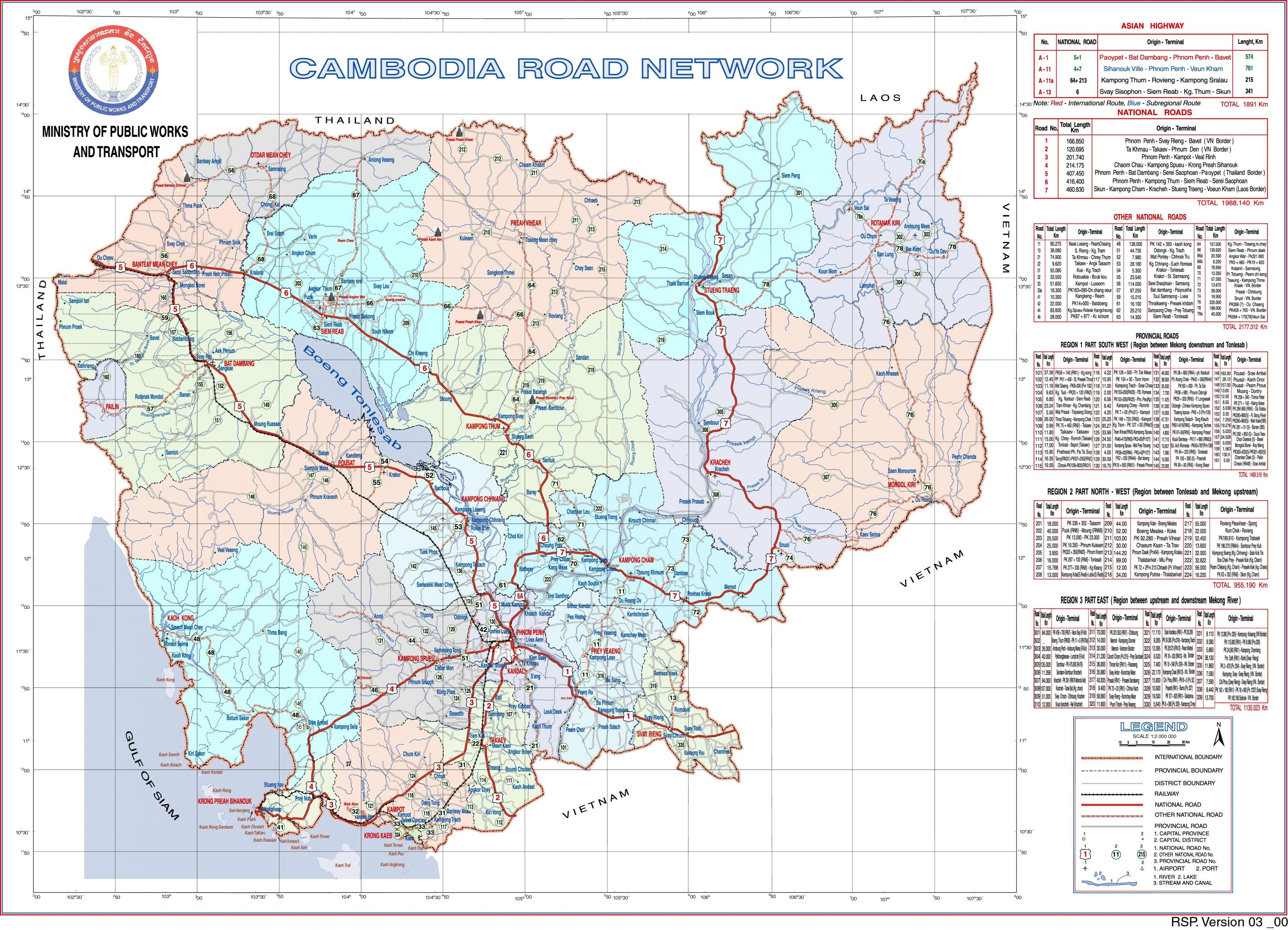 Phnom Penh Map 2019 Pdf Cambodia Train Map - Cambodia Railway Map (South-Eastern Asia - Asia)
