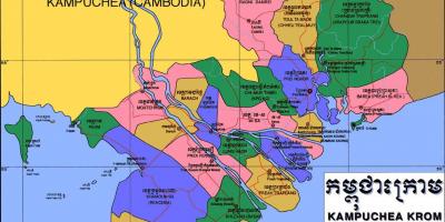 Map of kampuchea